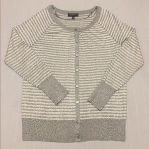 Pro-owned Lane Bryant Silver Sparkle Sweater 14/16